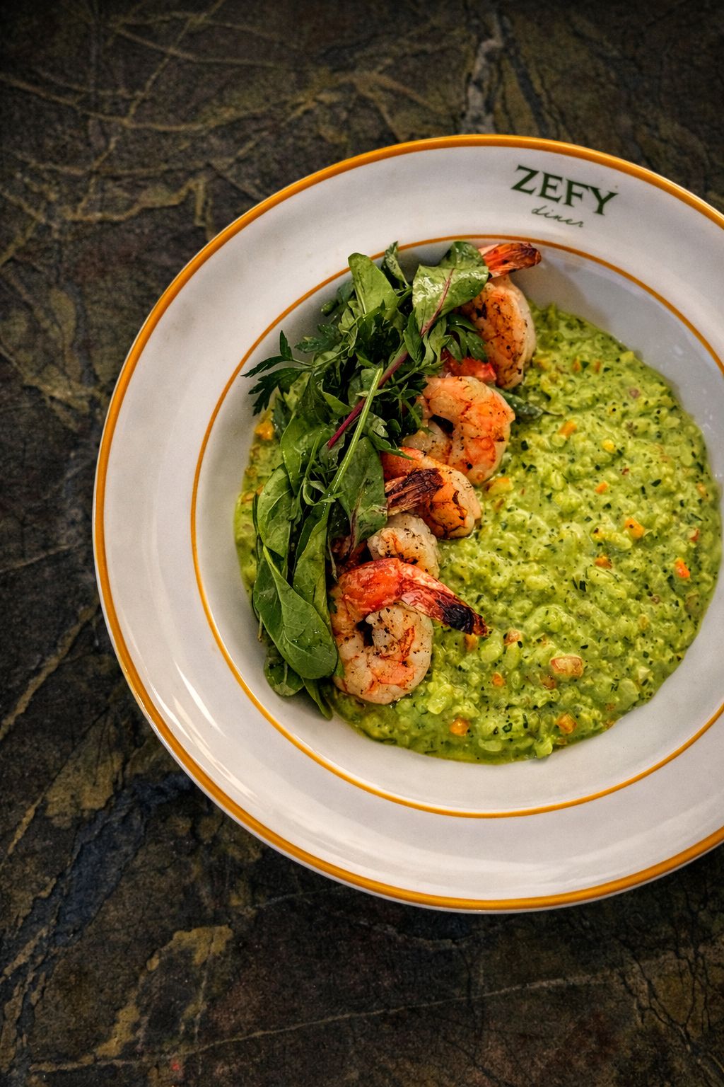 Risotto de camarao